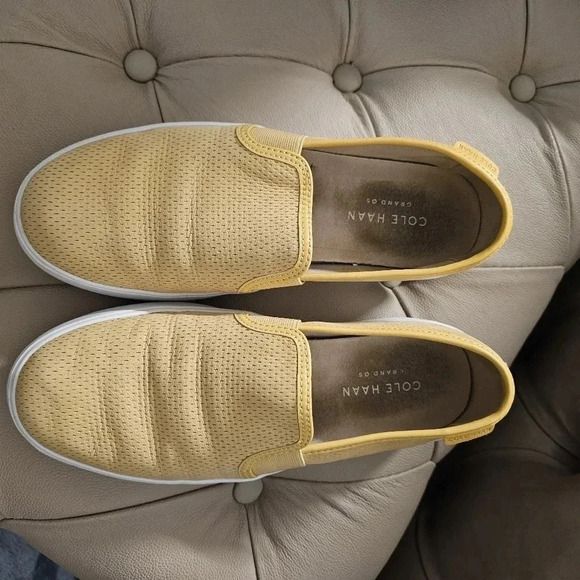 Cole Haan Sneakers Sun slippers Shoes Sunset Yellow size 8.5 - Picture 8 of 8